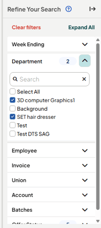 Hours+ Persistant Filters