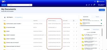 Studio+ New Prod Co Column